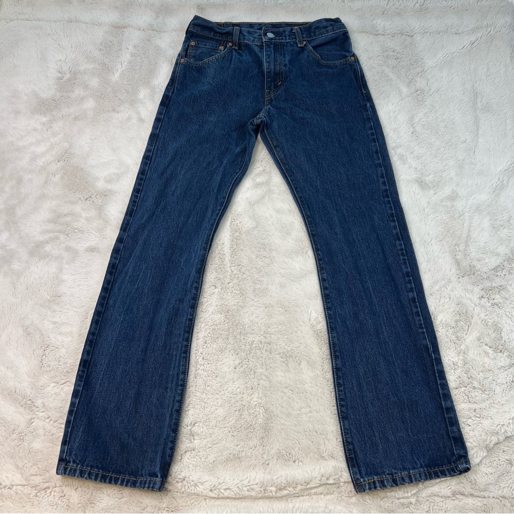 Levi's Men's Dark Blue Bootcut Jeans